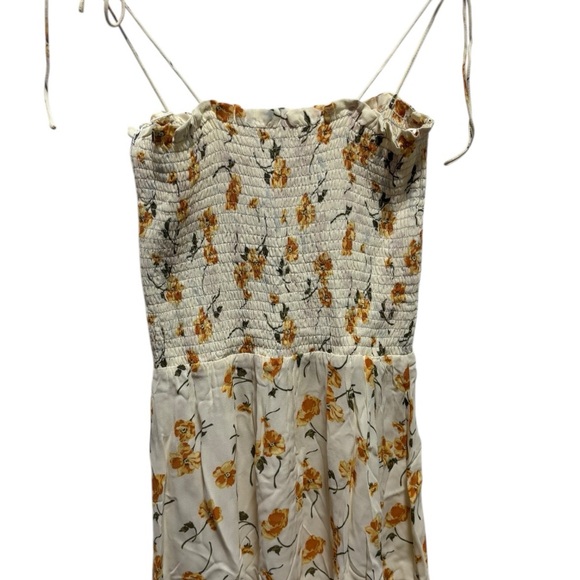 NWT Reformation Sable Midi Dress Floral Cream S - Picture 8 of 11